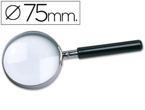 Lupa cristal q-connect aro metalico - 75 mm , Liderpapel , 24464 , 8423473244641